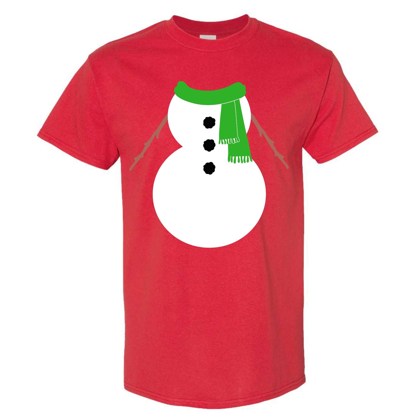 Christmas Green Snowman Suit Costume T-Shirt