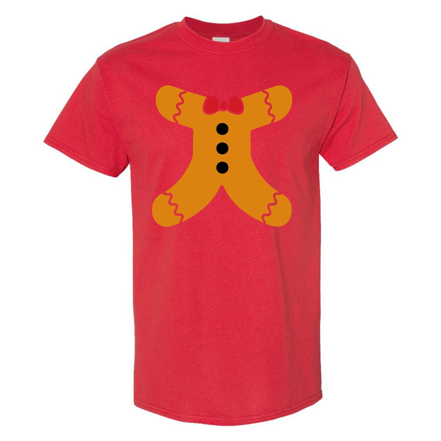 Christmas Gingerbread Man Body Holiday T-Shirt