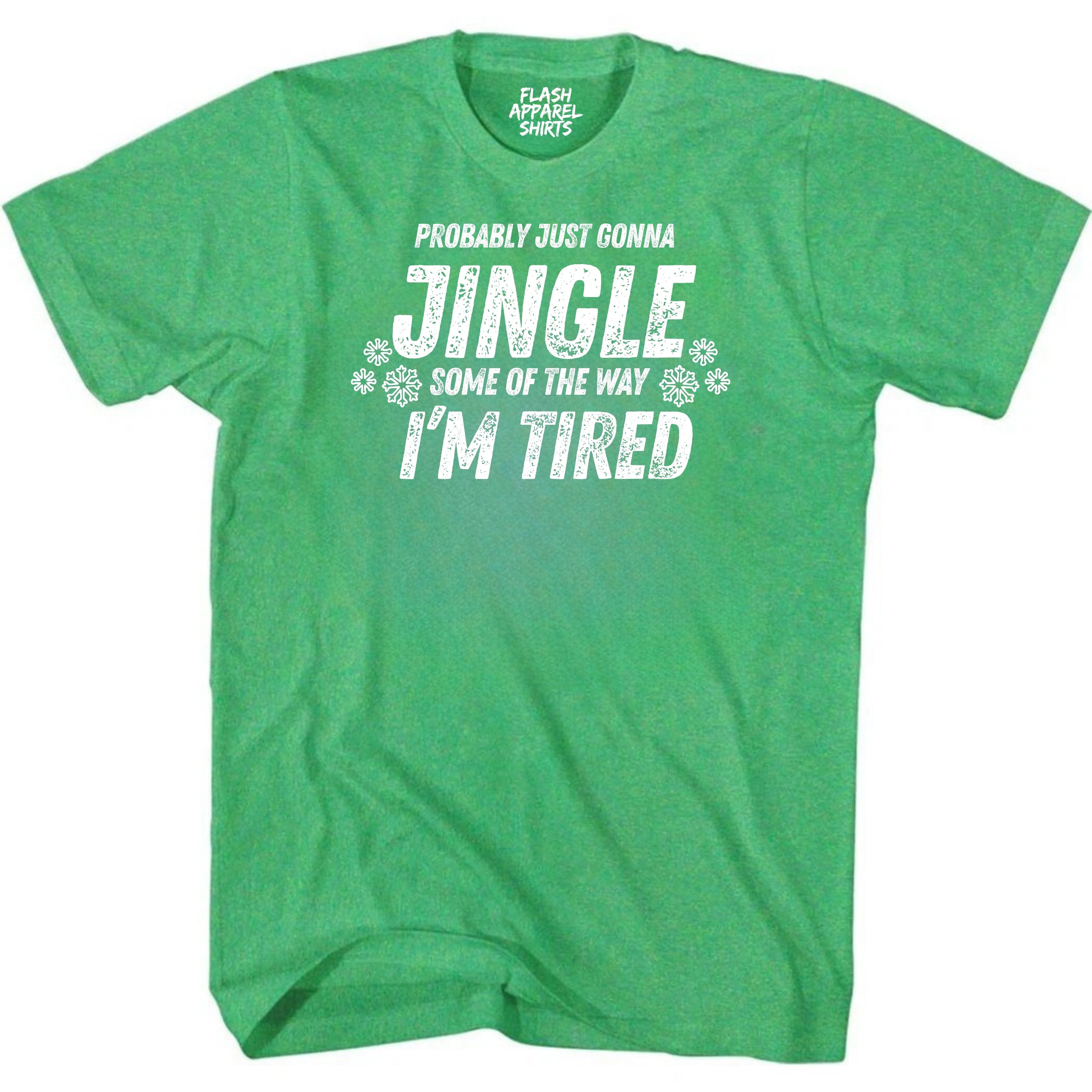 Mens Funny Christmas Shirts Jingle Some of the Way T-Shirt Funny Retro Vintage Tee Graphic Fathers Day Holiday Spirit Party Gift Small to 5XL