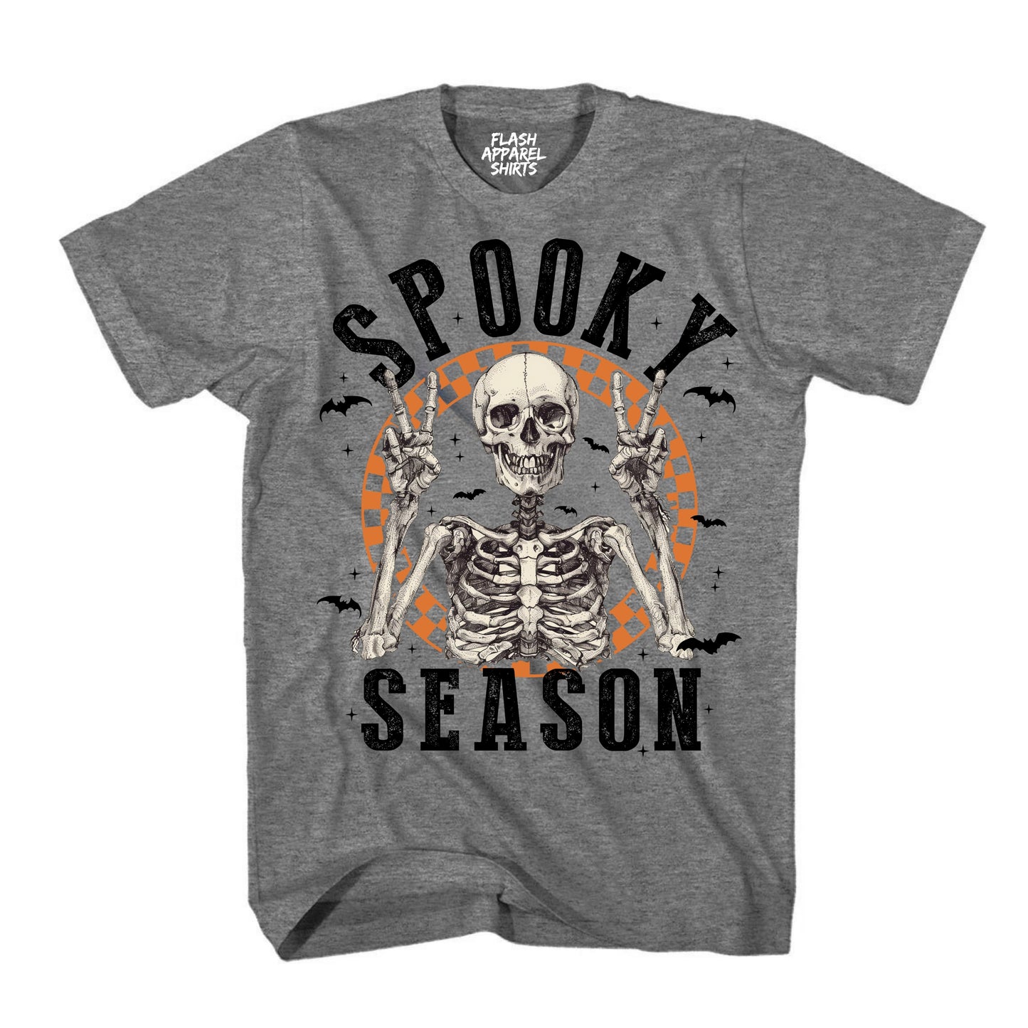 Halloween Shirt Vintage Retro Skeleton Scary Spooky Season Funny Tee Costume T-Shirt Novelty Gift T Shirt