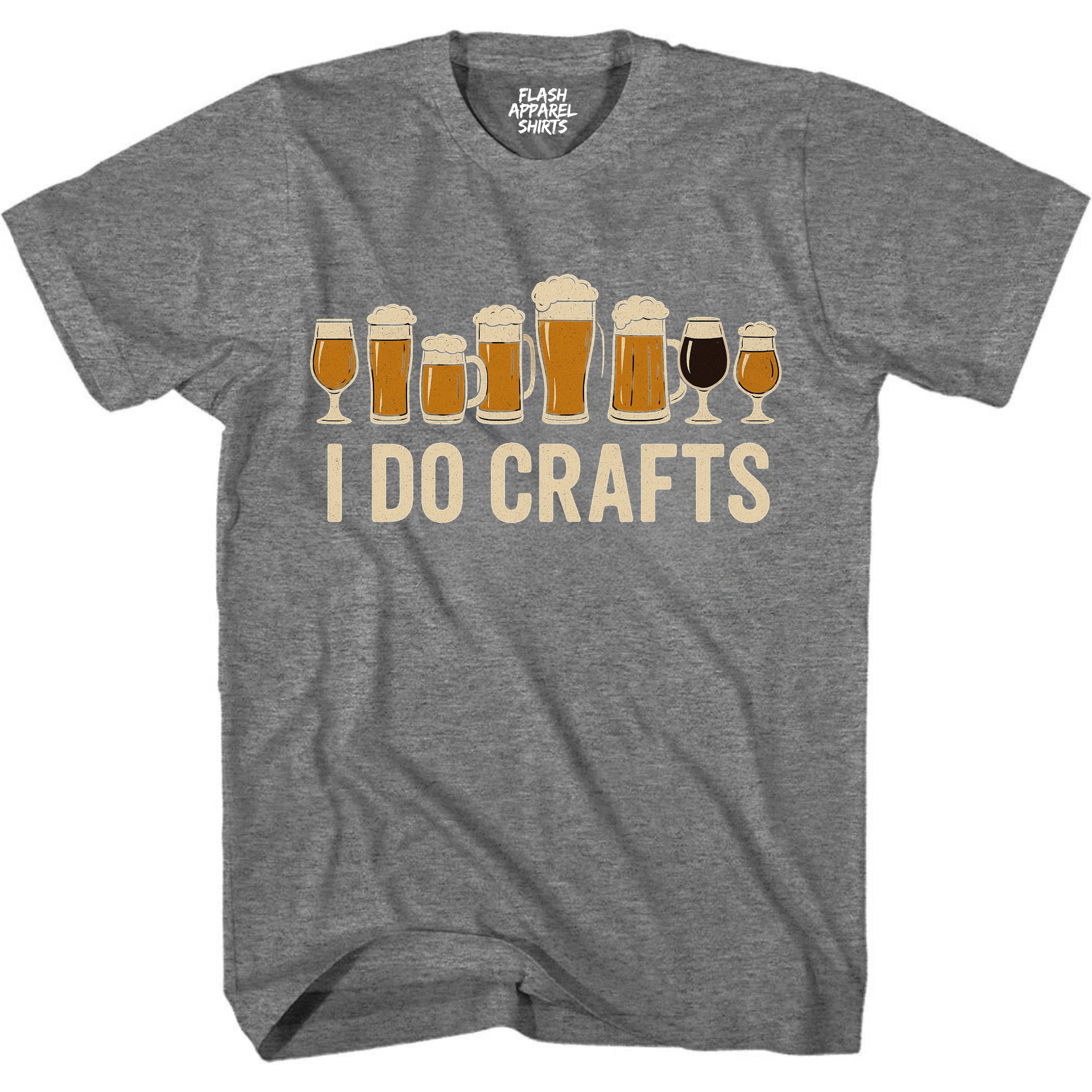 Craft Beer Shirt Vintage I Do Crafts Home Brew Art T-Shirt Novelty Shirt Funny Unisex Holiday Spirit Tee Party Gift Size Small to 5XL