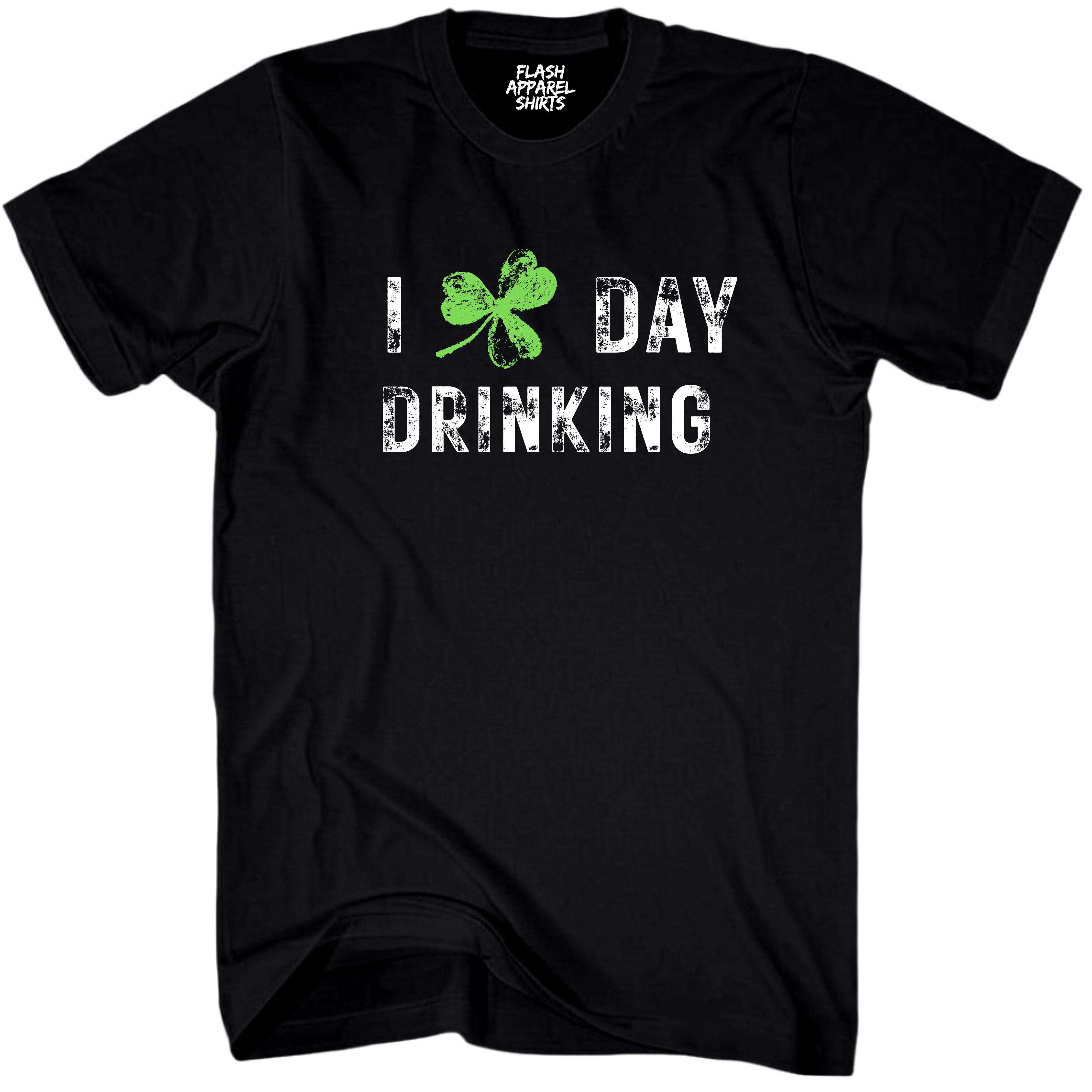 Mens St Patricks Day Shirt I Love Day Drinking T-Shirt Funny Tee for Men Funny Dad Joke Guys Novelty Vintage Graphic Small to 5XL