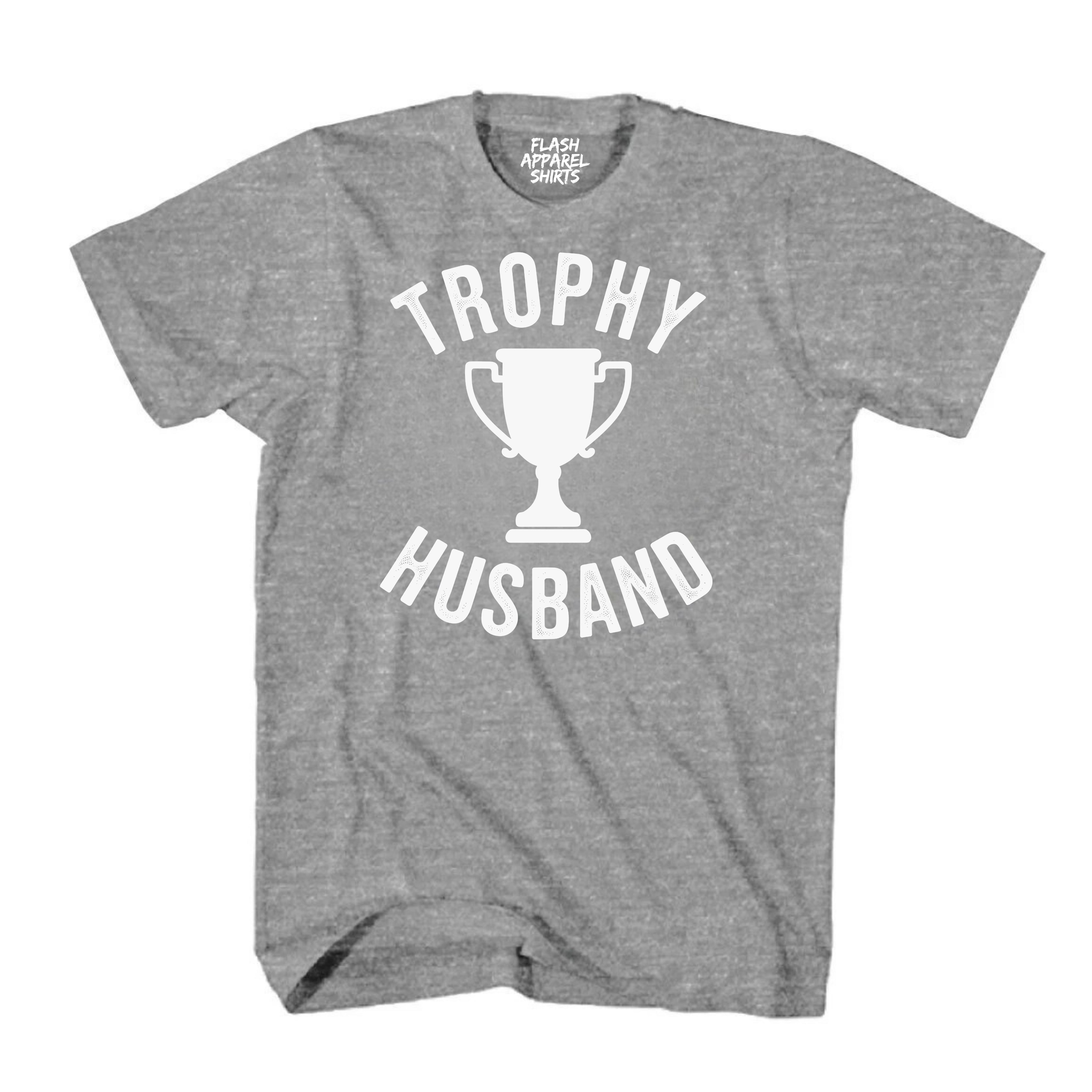 Trophy Husband T Shirt Funny Father Tee Shirt Pun Loading Grandpa Daddy Father's Day Humor T-Shirt