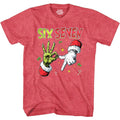 Merry Christmas 6 7 Six Seven Novelty Shirt Funny Unisex Holiday Gen Z T-Shirt Spirit Tee Party Gift Size Small to 5XL