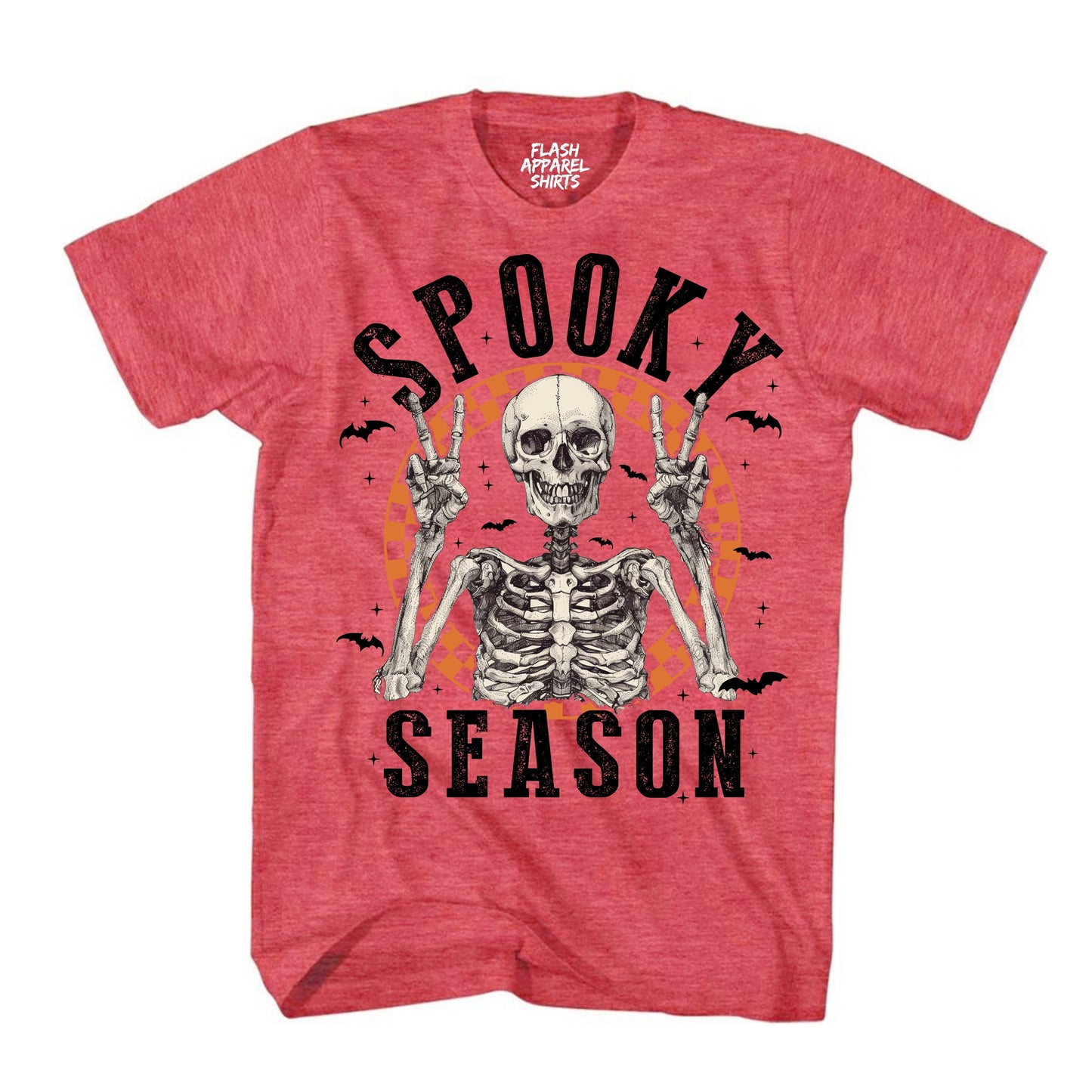 Halloween Shirt Vintage Retro Skeleton Scary Spooky Season Funny Tee Costume T-Shirt Novelty Gift T Shirt