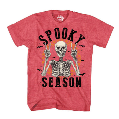 Halloween Shirt Vintage Retro Skeleton Scary Spooky Season Funny Tee Costume T-Shirt Novelty Gift T Shirt
