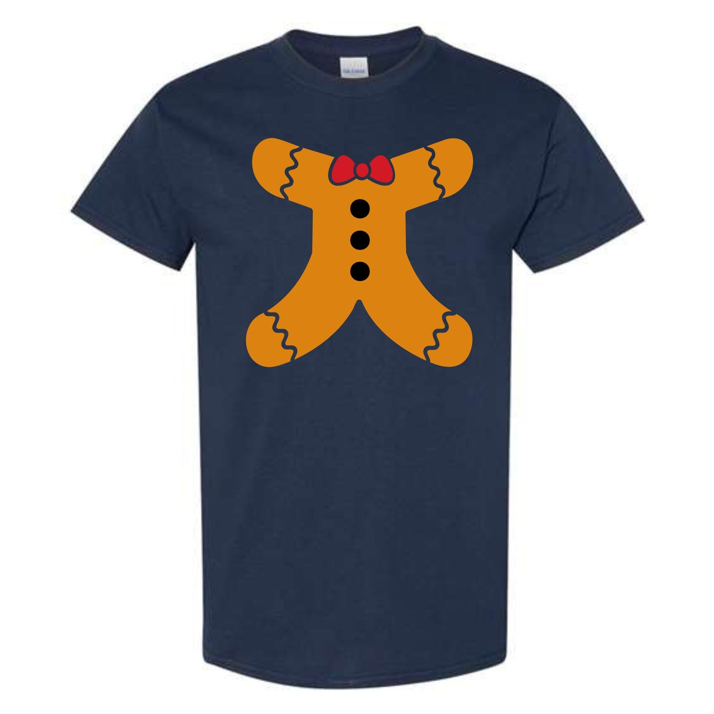 Christmas Gingerbread Man Body Holiday T-Shirt