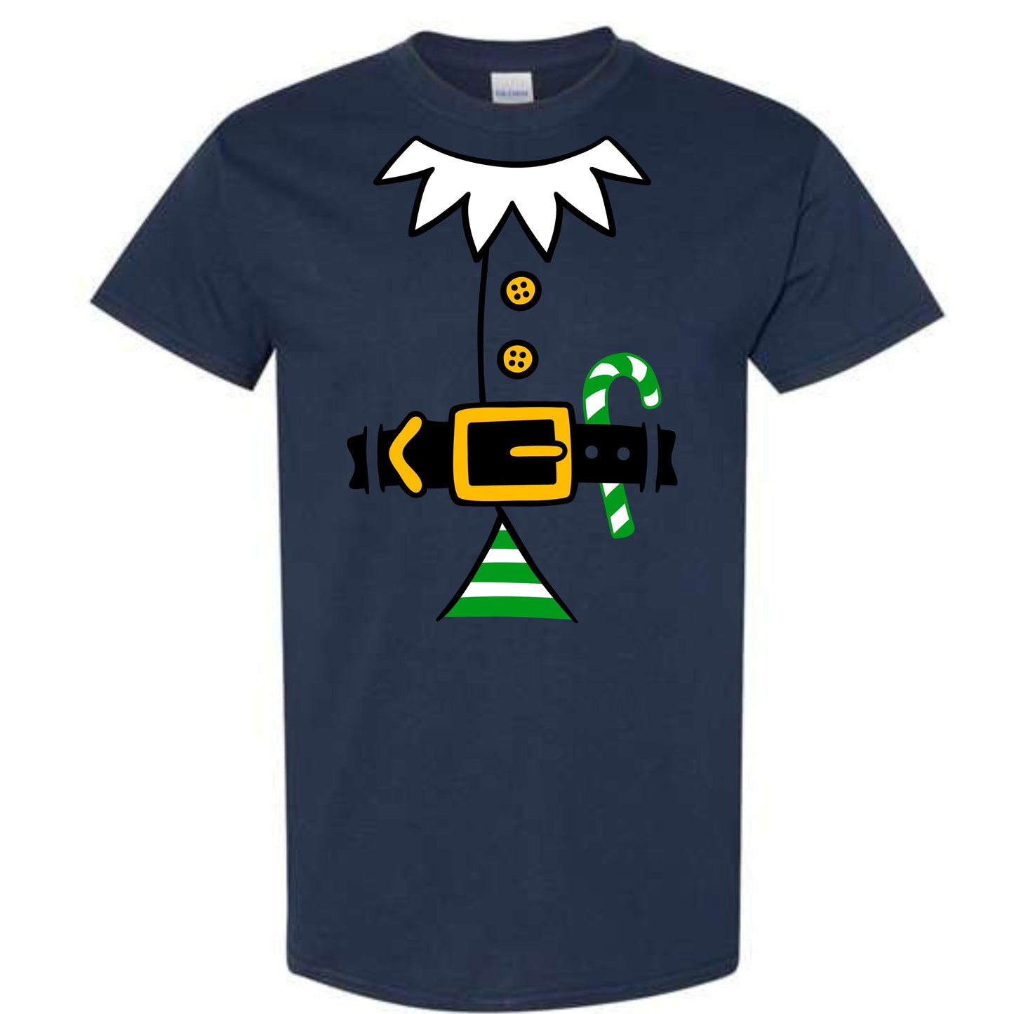 Christmas Green Elf Suit Costume T-Shirt