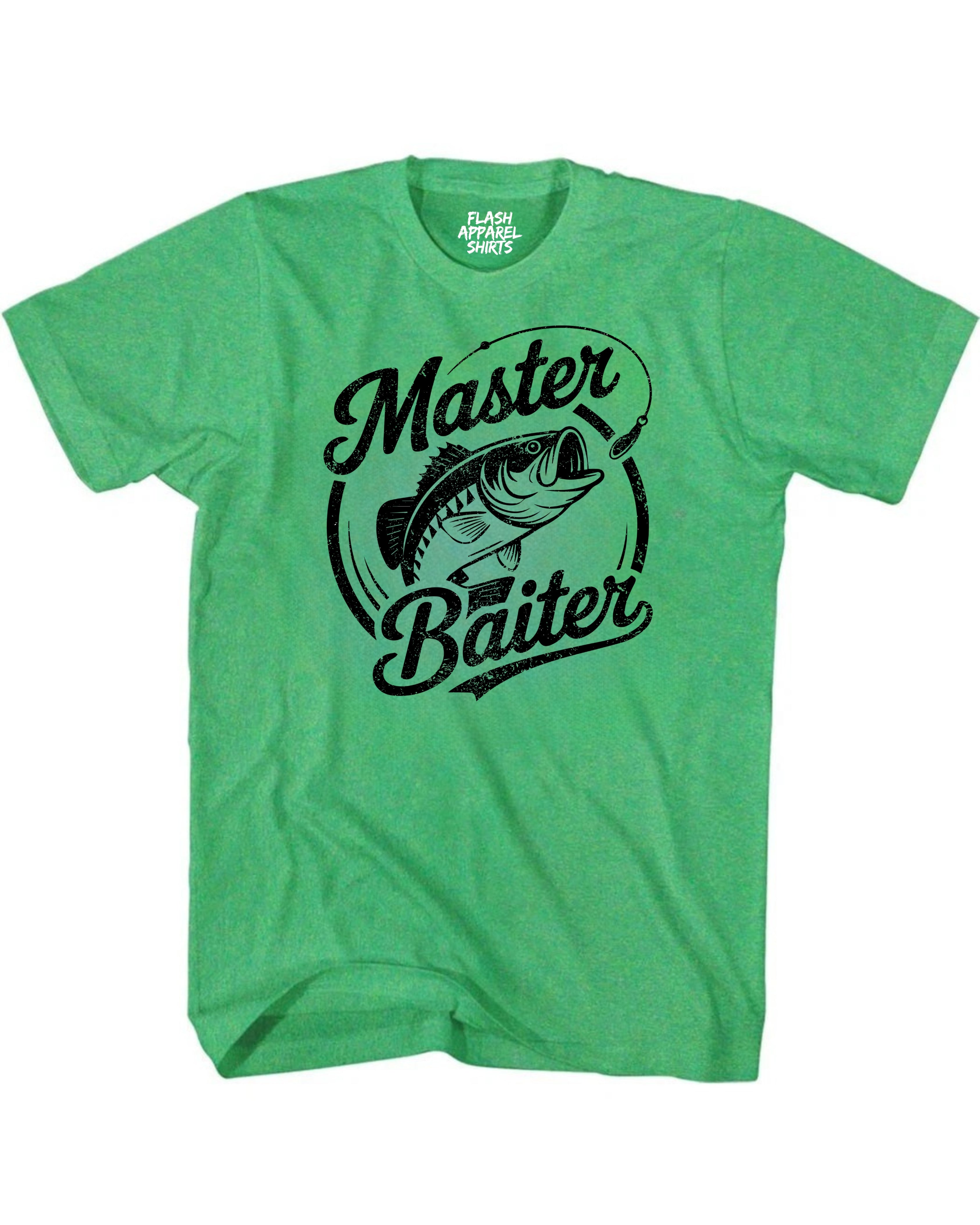 Funny Fishing Humor T-Shirt Fisherman Jokes Master Baiter Men Tee Shirt Novelty Gift Fathers Day Shirt