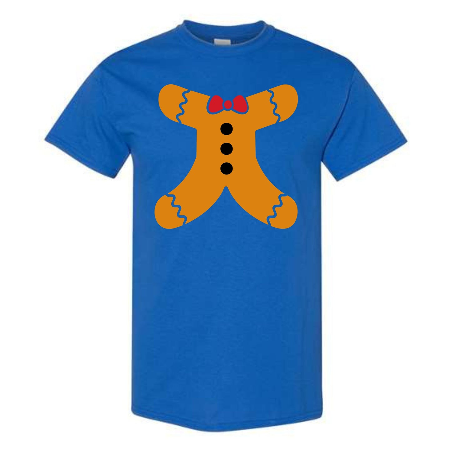 Christmas Gingerbread Man Body Holiday T-Shirt