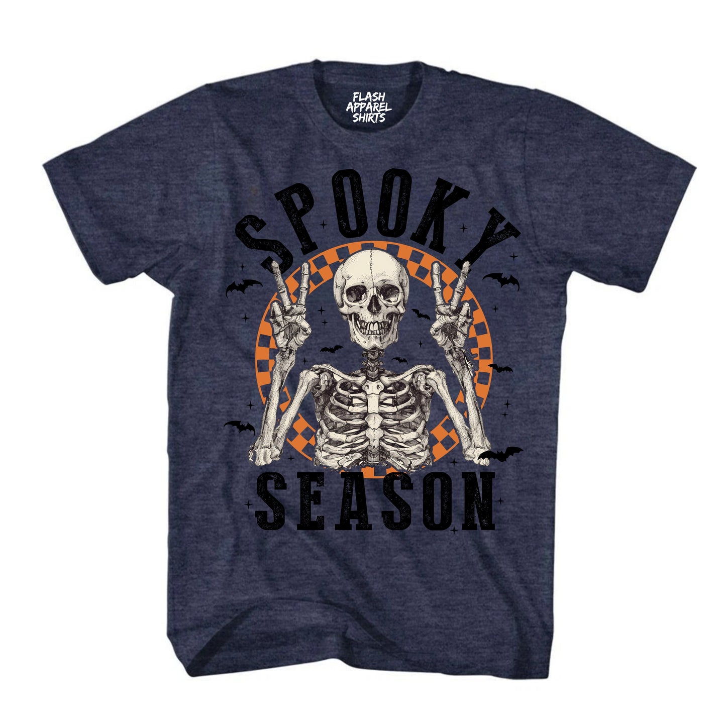 Halloween Shirt Vintage Retro Skeleton Scary Spooky Season Funny Tee Costume T-Shirt Novelty Gift T Shirt