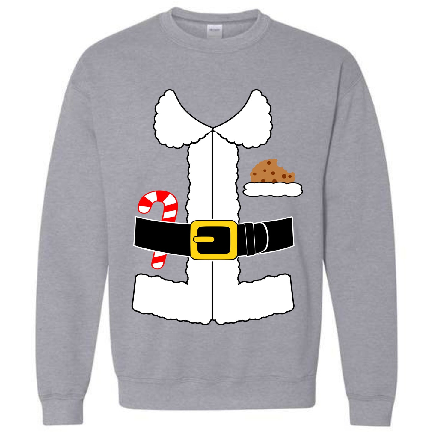 Christmas Santa Claus Suit Costume Crewneck Sweatshirt