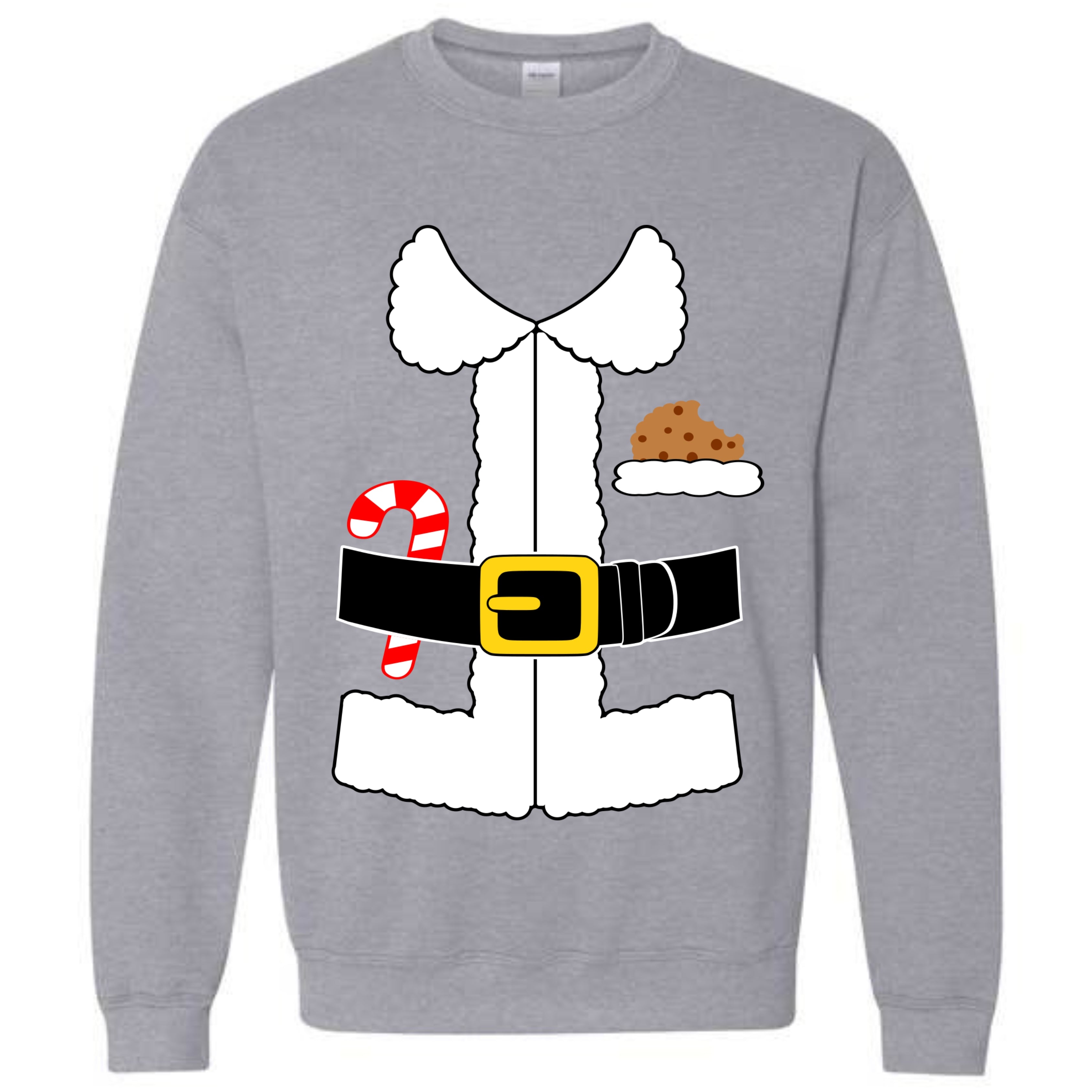 Christmas Santa Claus Suit Costume Crewneck Sweatshirt