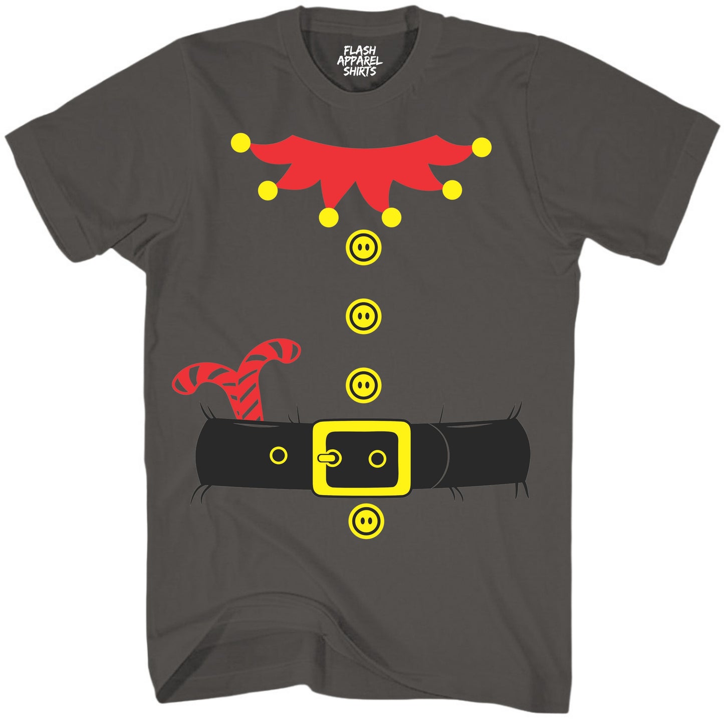 Merry Christmas Elf Novelty Costume T-Shirt Funny Unisex Holiday T-Shirt Spirit Tee Party Gift Size Small to 5XL