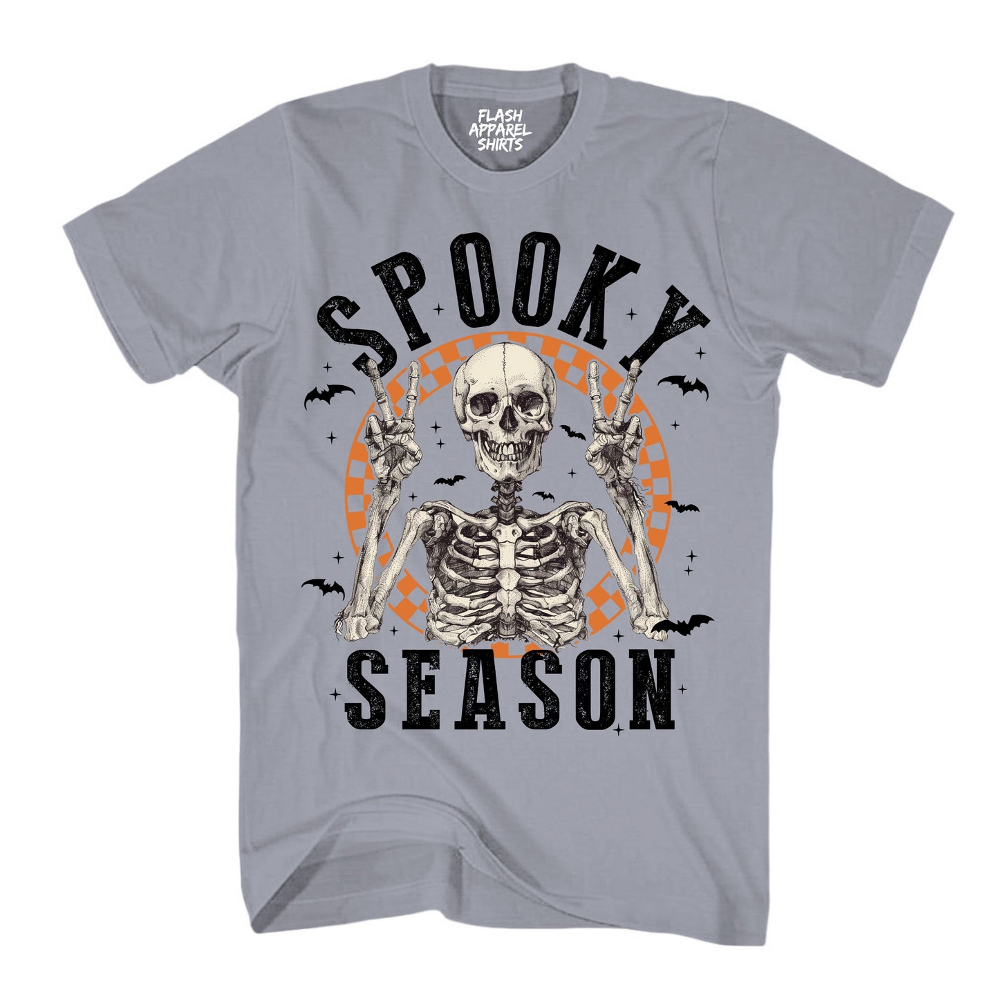 Halloween Shirt Vintage Retro Skeleton Scary Spooky Season Funny Tee Costume T-Shirt Novelty Gift T Shirt