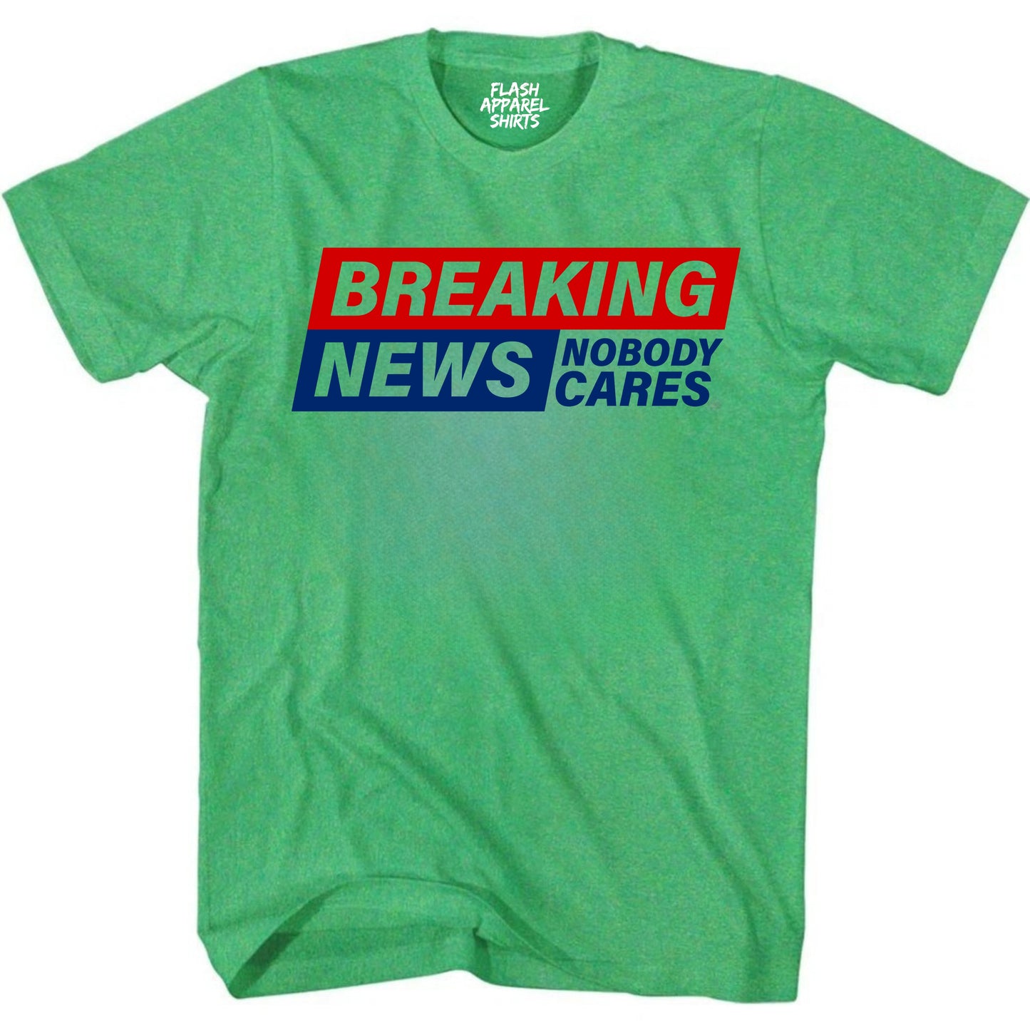 Funny Shirt Breaking News I Don't Care T-Shirt Gift Tee Retro Vintage Graphic Fathers Day Holiday Spirit Party Small to 5XL