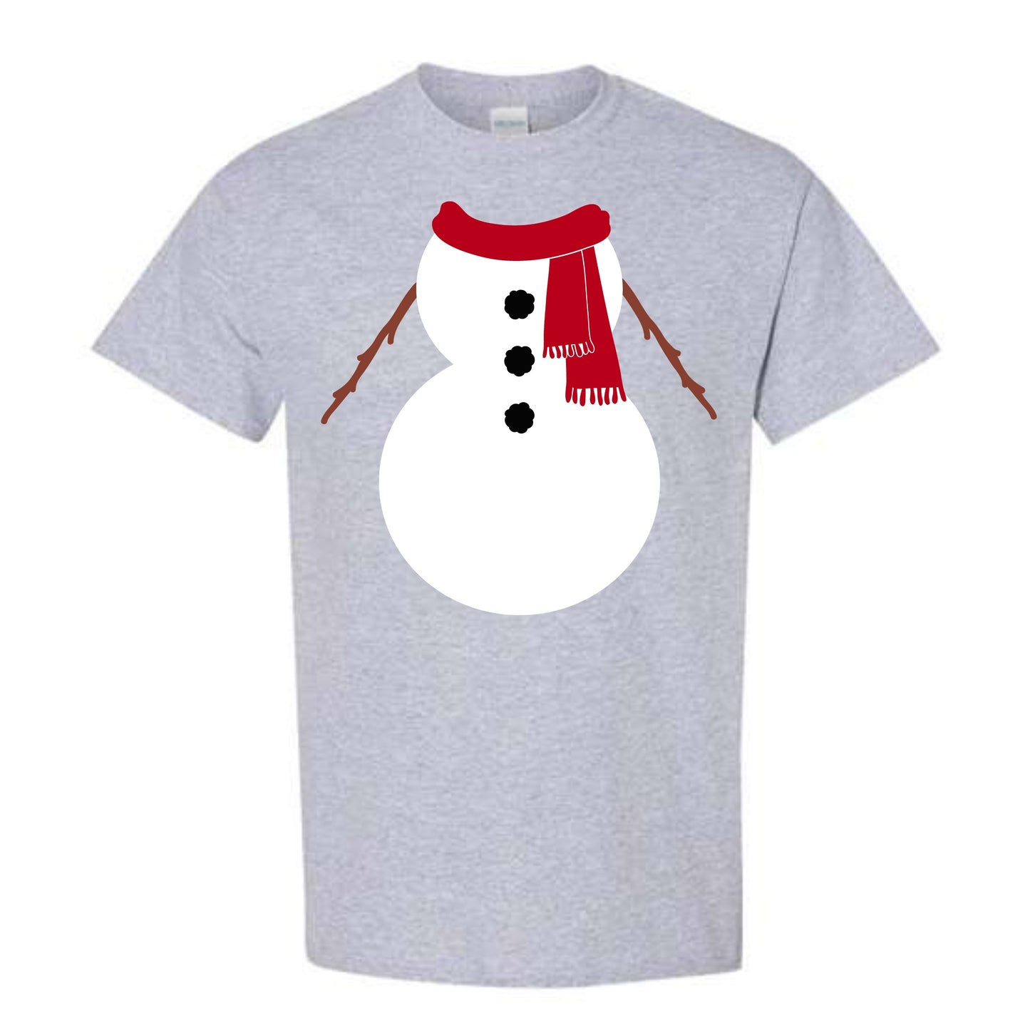 Christmas Red Snowman Suit Costume T-Shirt