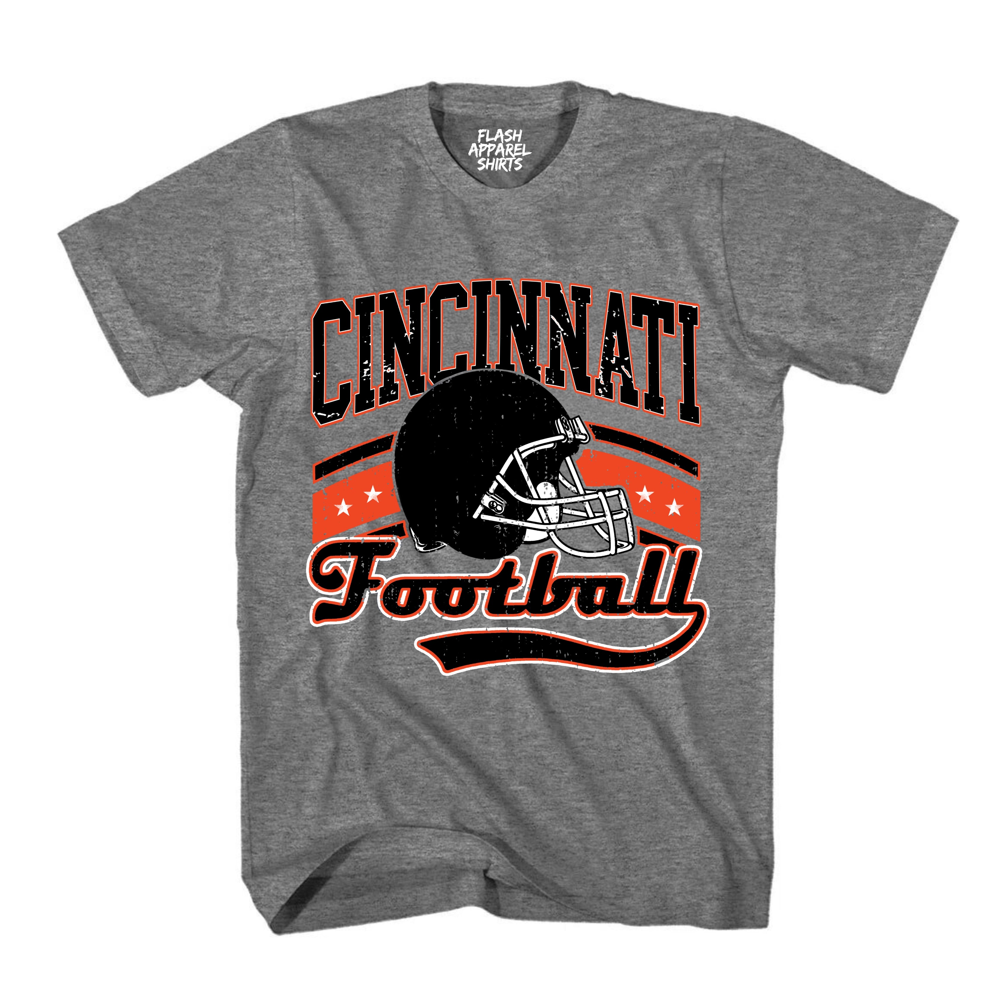 Football Fan Shirt USA American Cities Retro Vintage Football Shirts Game Day Tee Team Spirit City Helmet Graphic Apparel Unisex Small to 5XL