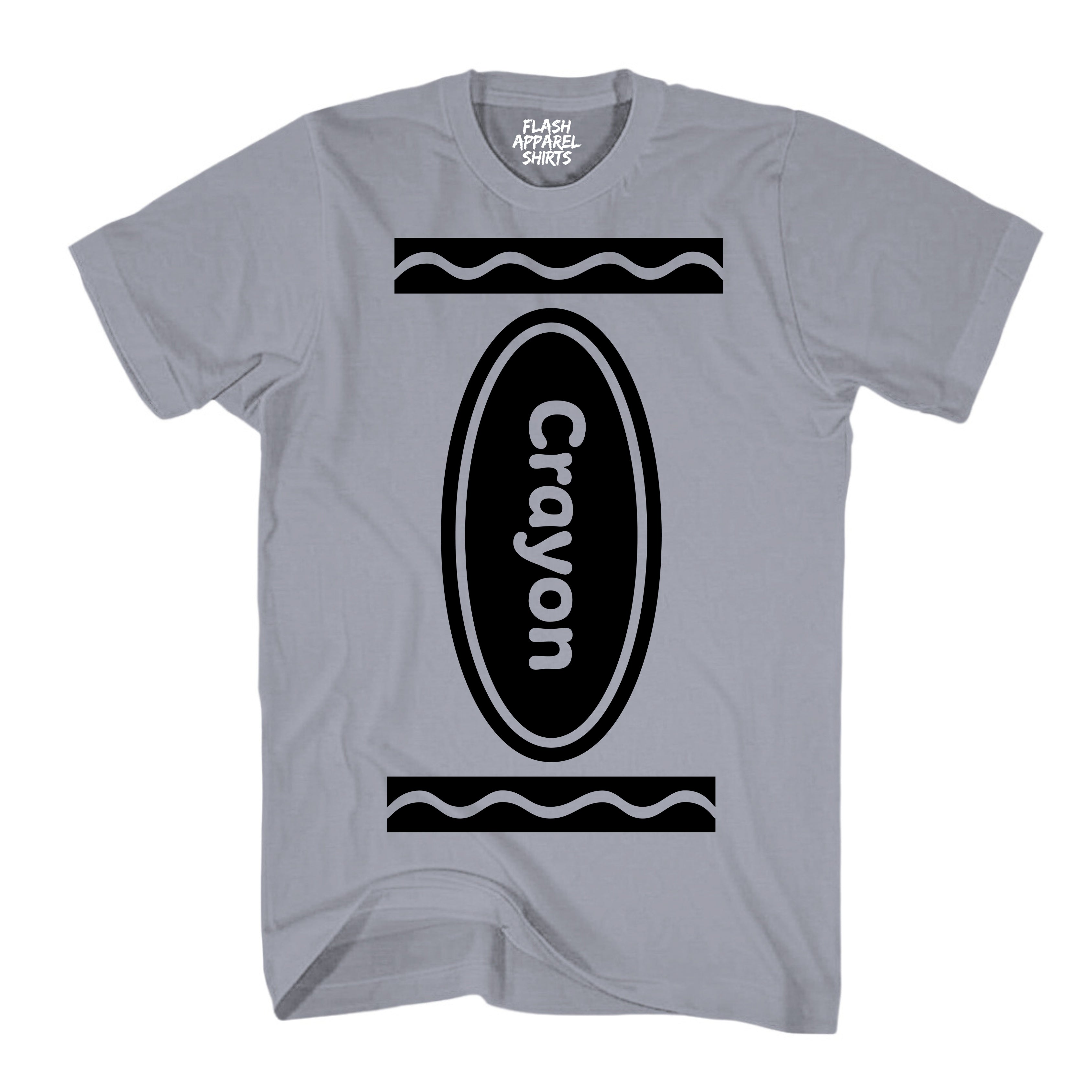Crayon Costume Shirt Halloween Shirt Party Tee Unisex Vintage Retro Funny T-Shirt Novelty Gift T Shirt