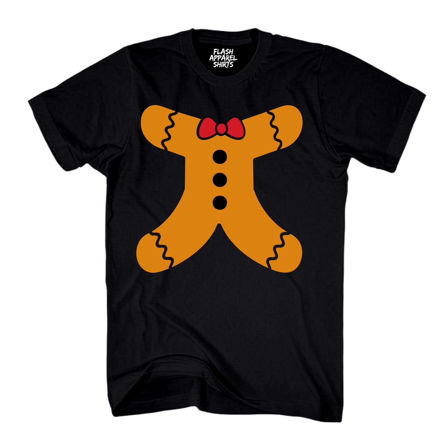 Christmas Gingerbread Man Body Holiday T-Shirt