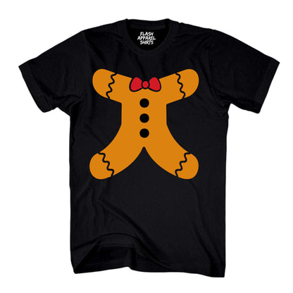 Christmas Gingerbread Man Body Holiday T-Shirt