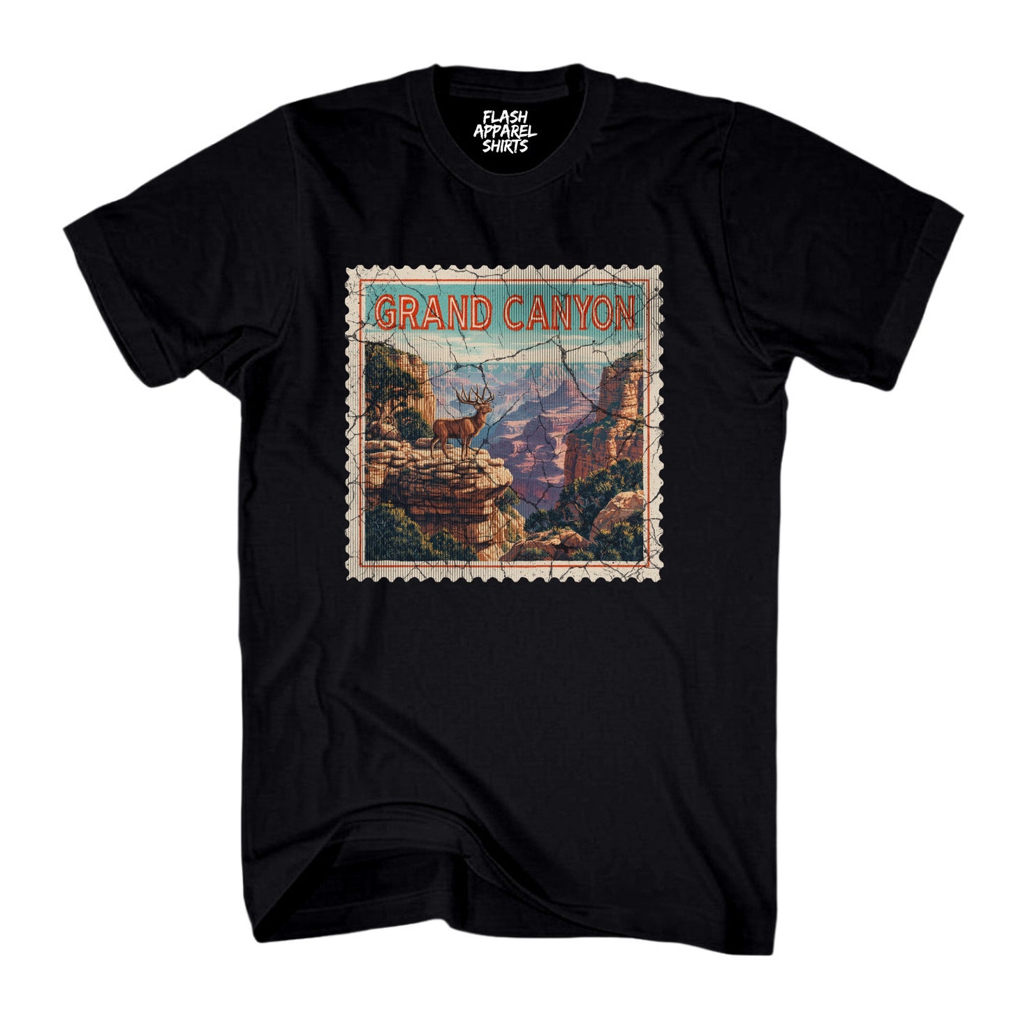 Grand Canyon National Park Arizona Souvenir Shirt Stamp TShirt USA Camping Hiking T-Shirt Outdoor Wildlife Nature Tee