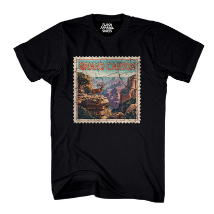 Grand Canyon National Park Arizona Souvenir Shirt Stamp TShirt USA Camping Hiking T-Shirt Outdoor Wildlife Nature Tee