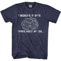 Mens Drinking Shirt Does Beer Think About Me Too Tee Funny St Patricks Day T-Shirt Funny Tee for Men Small to 5XL
