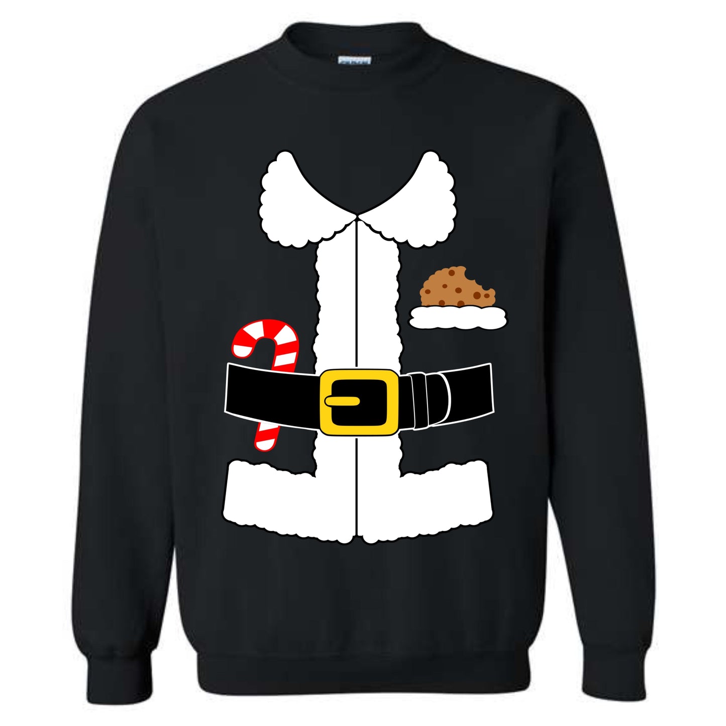 Christmas Santa Claus Suit Costume Crewneck Sweatshirt