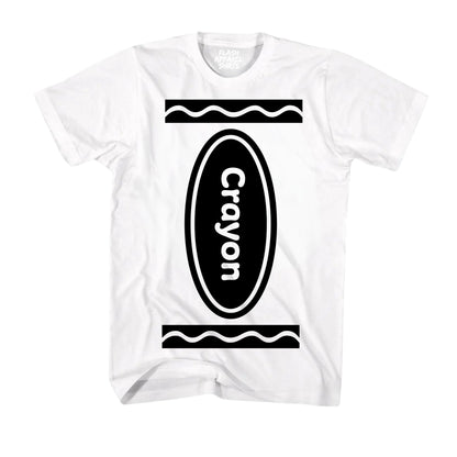 Crayon Costume Shirt Halloween Shirt Party Tee Unisex Vintage Retro Funny T-Shirt Novelty Gift T Shirt