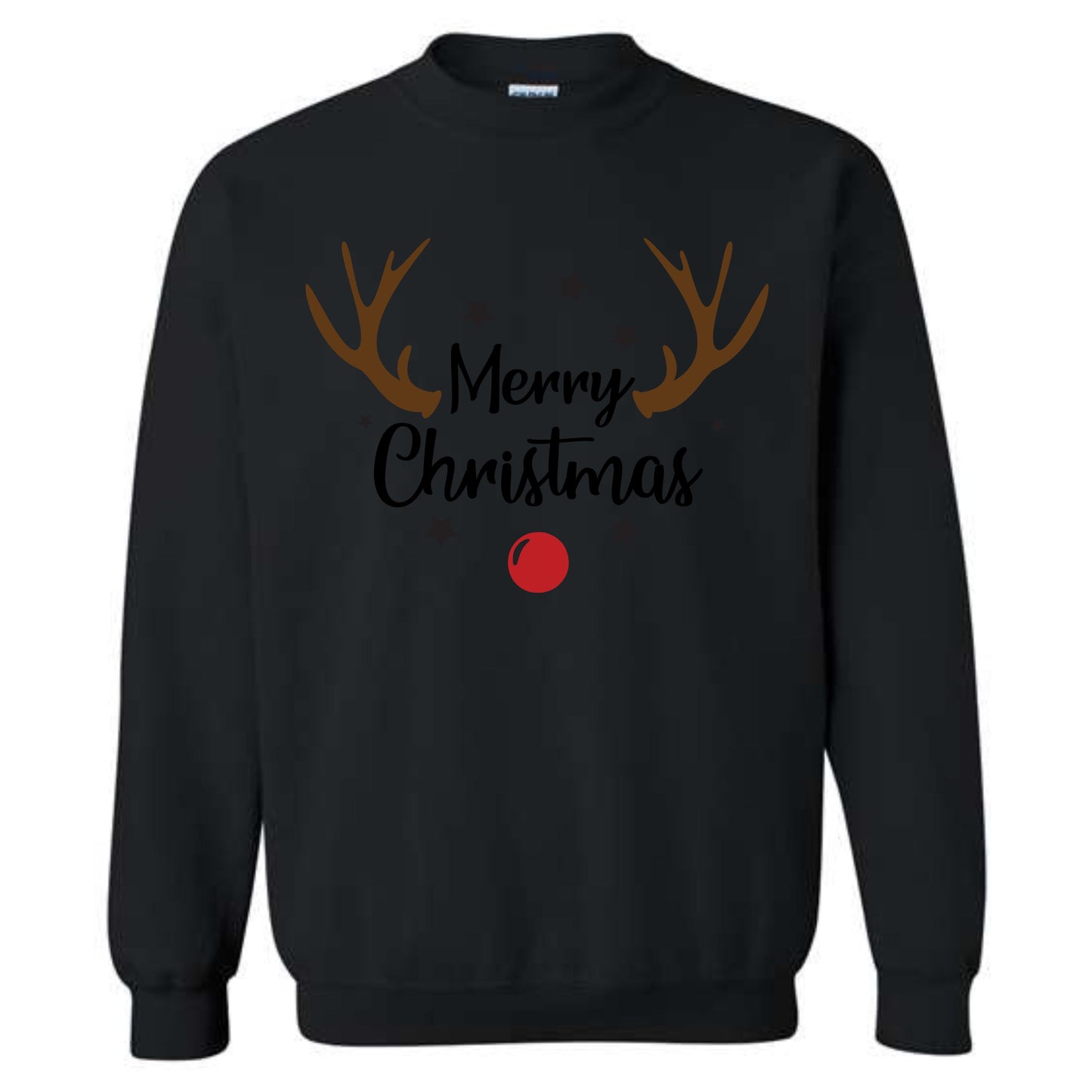 Merry Christmas Reindeer Costume Crewneck Sweatshirt