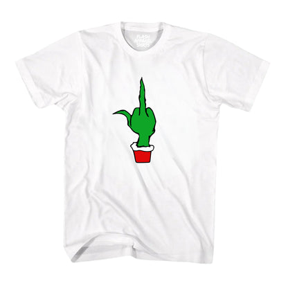 Funny Elf Shirt Green Finger Holiday Style Family Christmas Tee Costume T-Shirt
