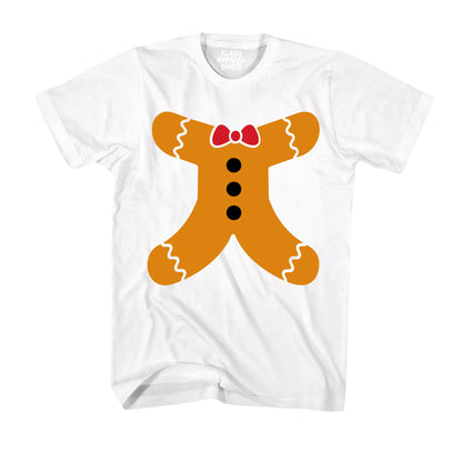 Christmas Gingerbread Man Body Holiday T-Shirt