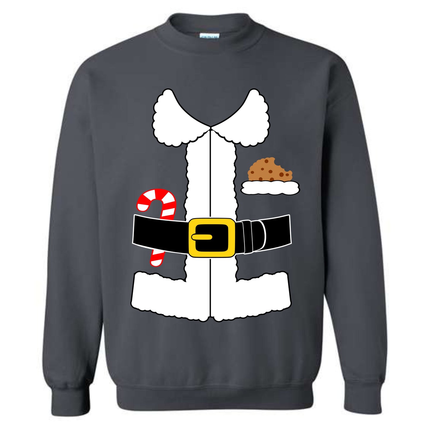 Christmas Santa Claus Suit Costume Crewneck Sweatshirt