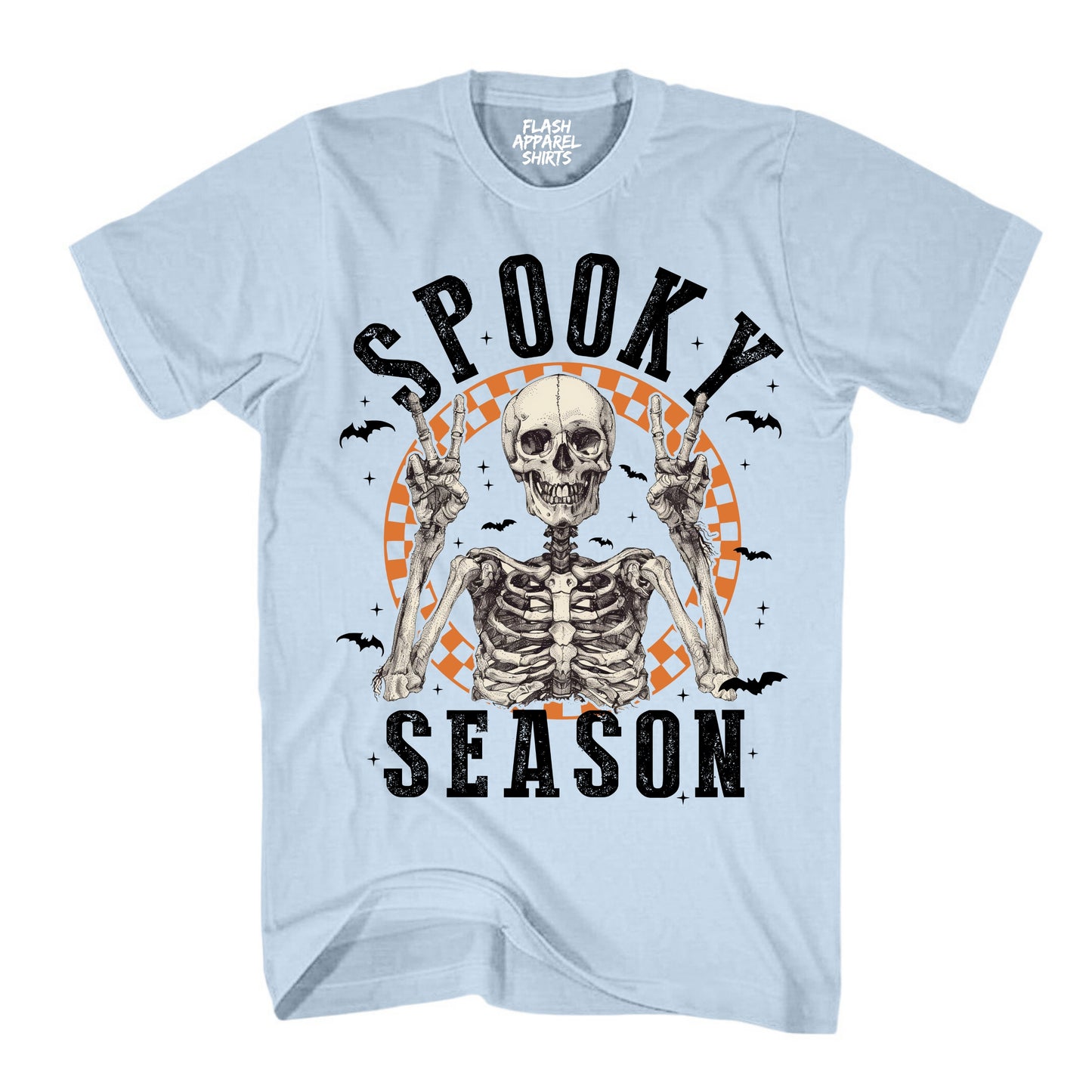 Halloween Shirt Vintage Retro Skeleton Scary Spooky Season Funny Tee Costume T-Shirt Novelty Gift T Shirt