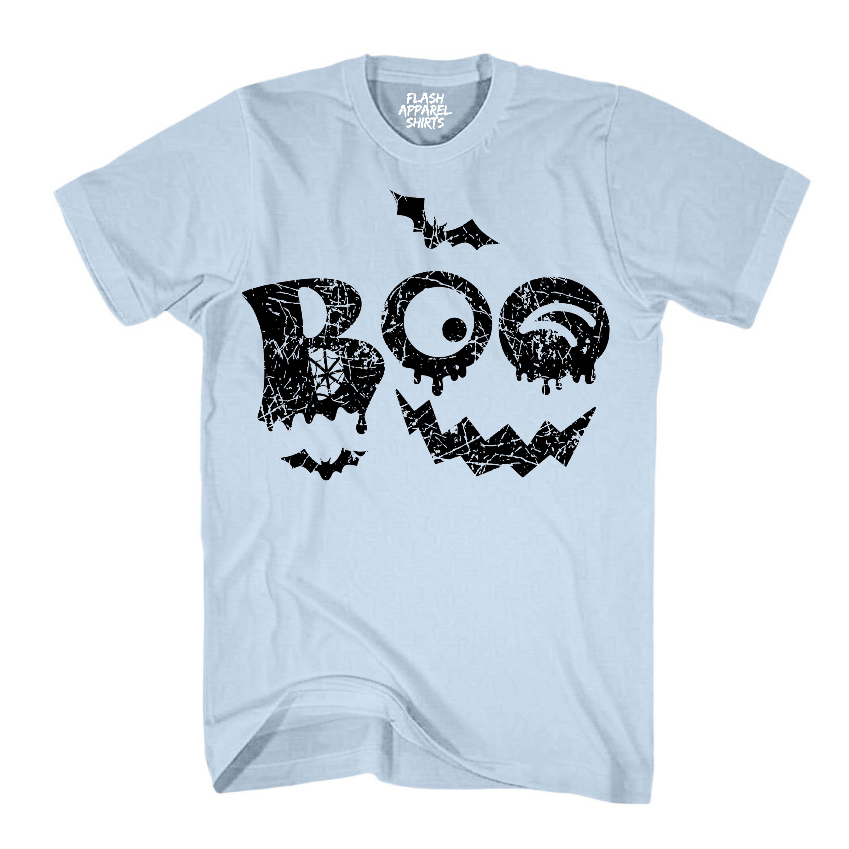 Halloween Shirt Vintage Boo Funny Tee Costume T-Shirt Gift Spooky Spiderweb Bats