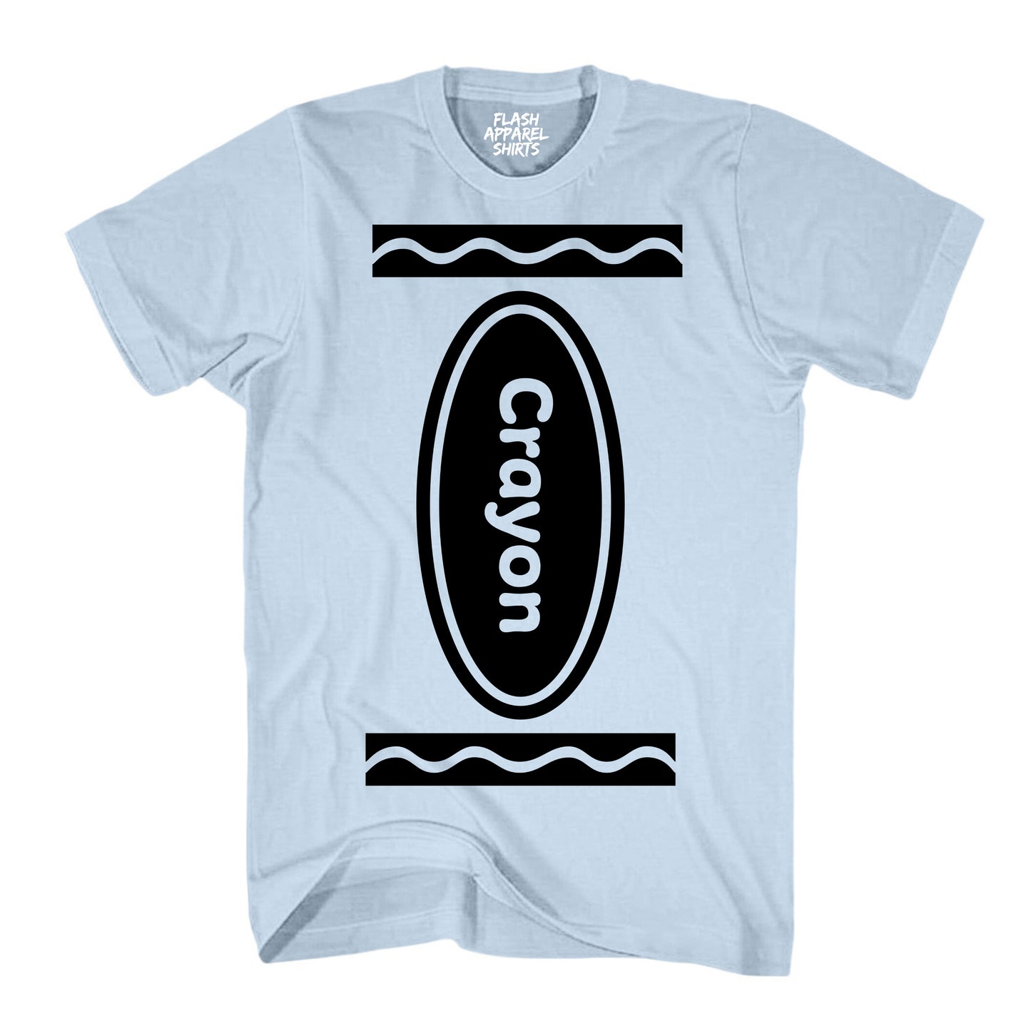 Crayon Costume Shirt Halloween Shirt Party Tee Unisex Vintage Retro Funny T-Shirt Novelty Gift T Shirt