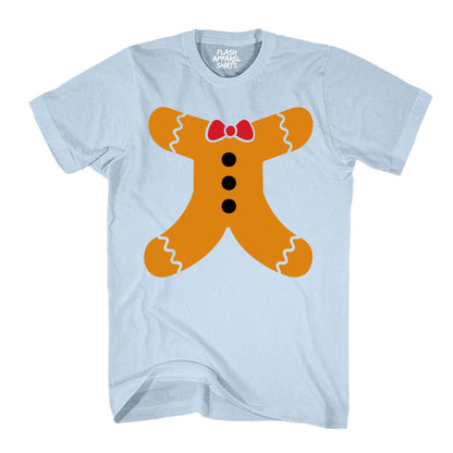 Christmas Gingerbread Man Body Holiday T-Shirt