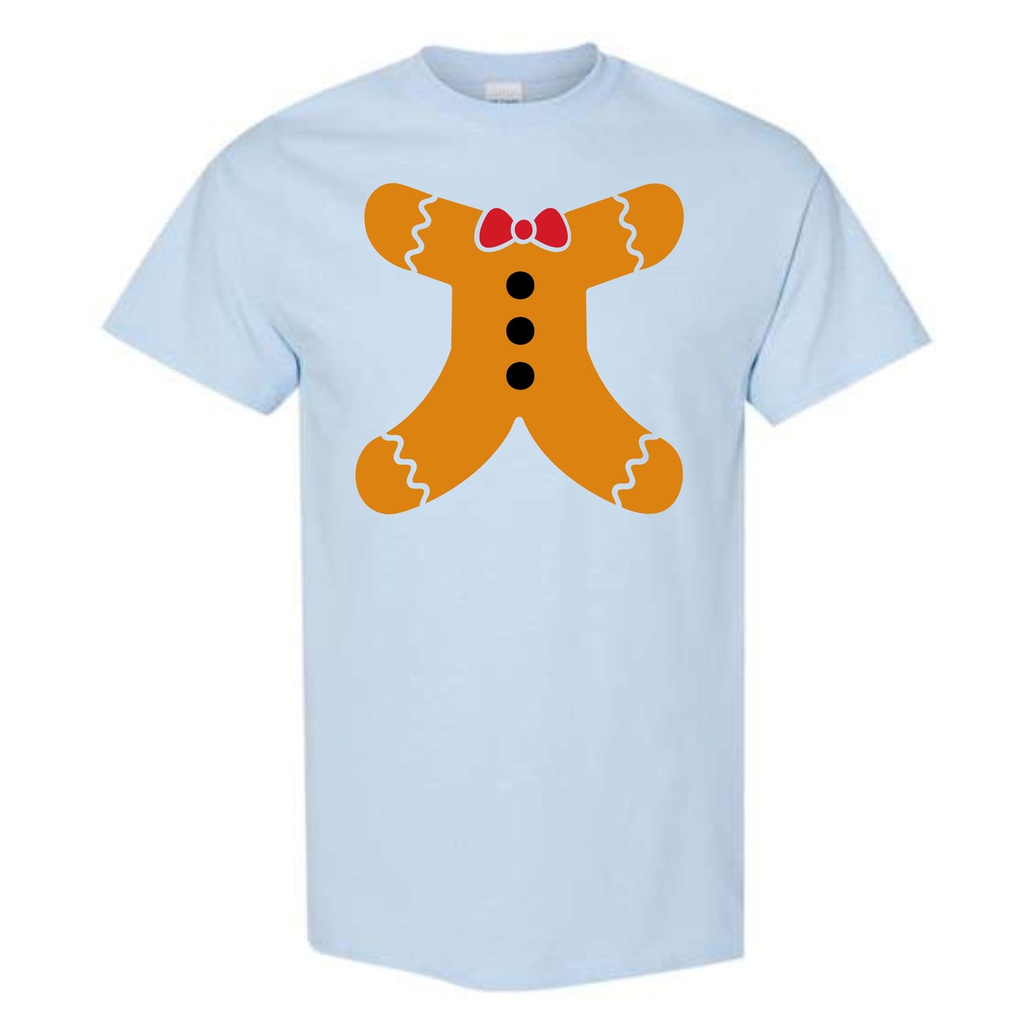Christmas Gingerbread Man Body Holiday T-Shirt