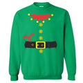 Merry Christmas Elf Novelty Costume Crewneck Sweatshirt Funny Unisex Holiday Sweater Spirit Pullover Party Gift Size Small to 5XL