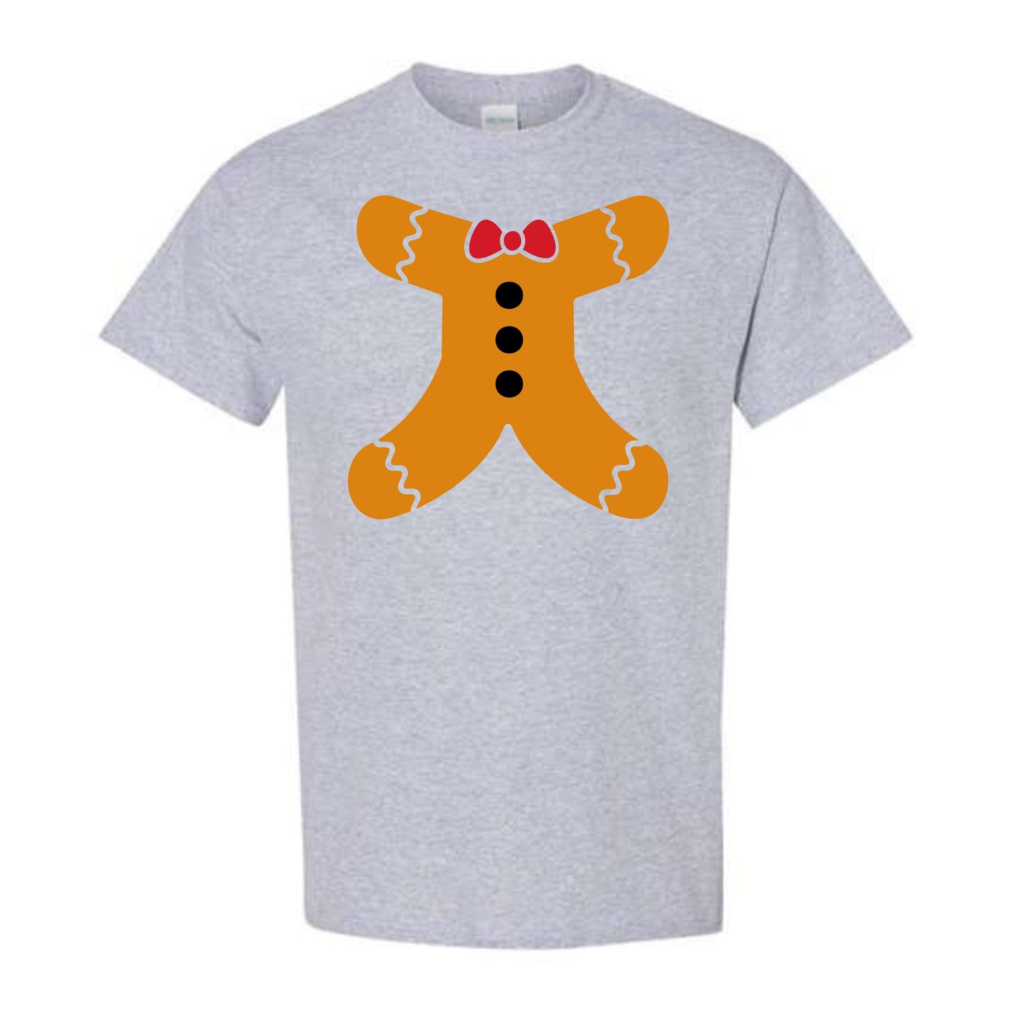 Christmas Gingerbread Man Body Holiday T-Shirt